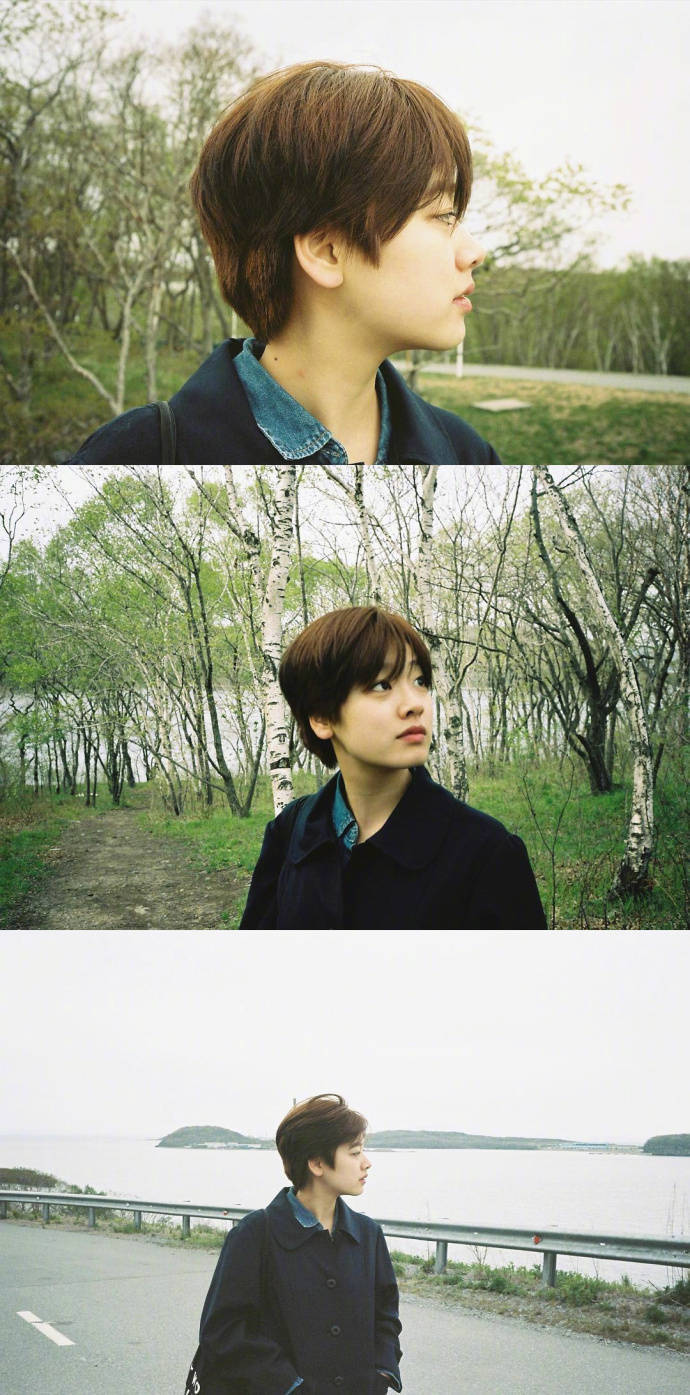 李珠英丨短发女孩