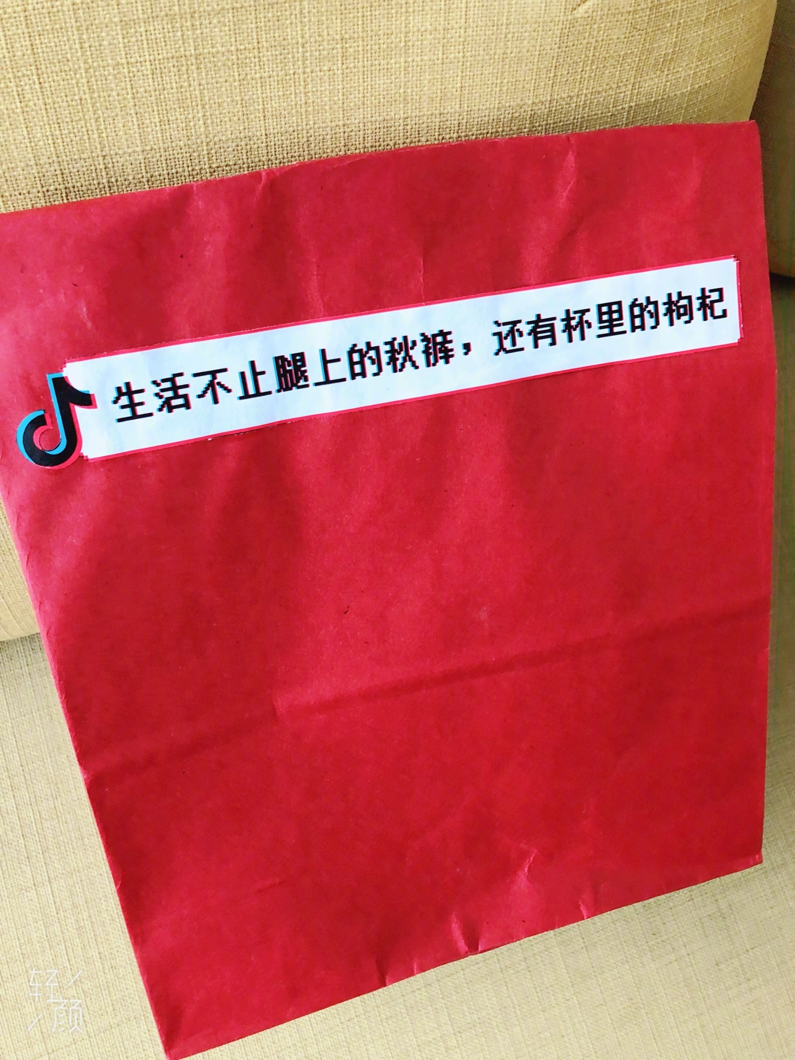 品姐收到某音新年福袋礼物了 猴开心 说是祝我养生大吉