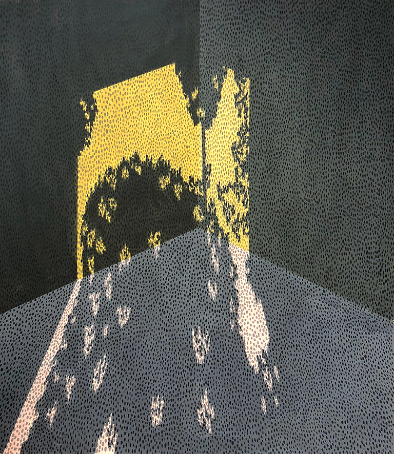 阳光阴影和想象的房子奥地利维也纳艺术家和插画家anapopescu