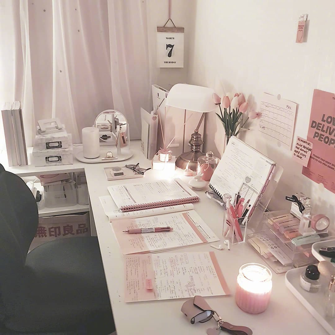 精致女孩的书桌78