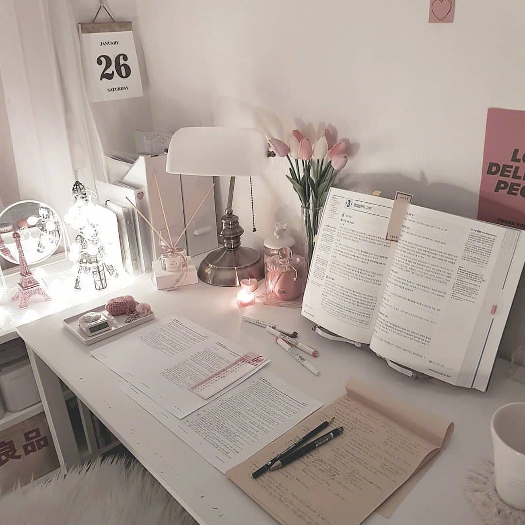 精致女孩的书桌78