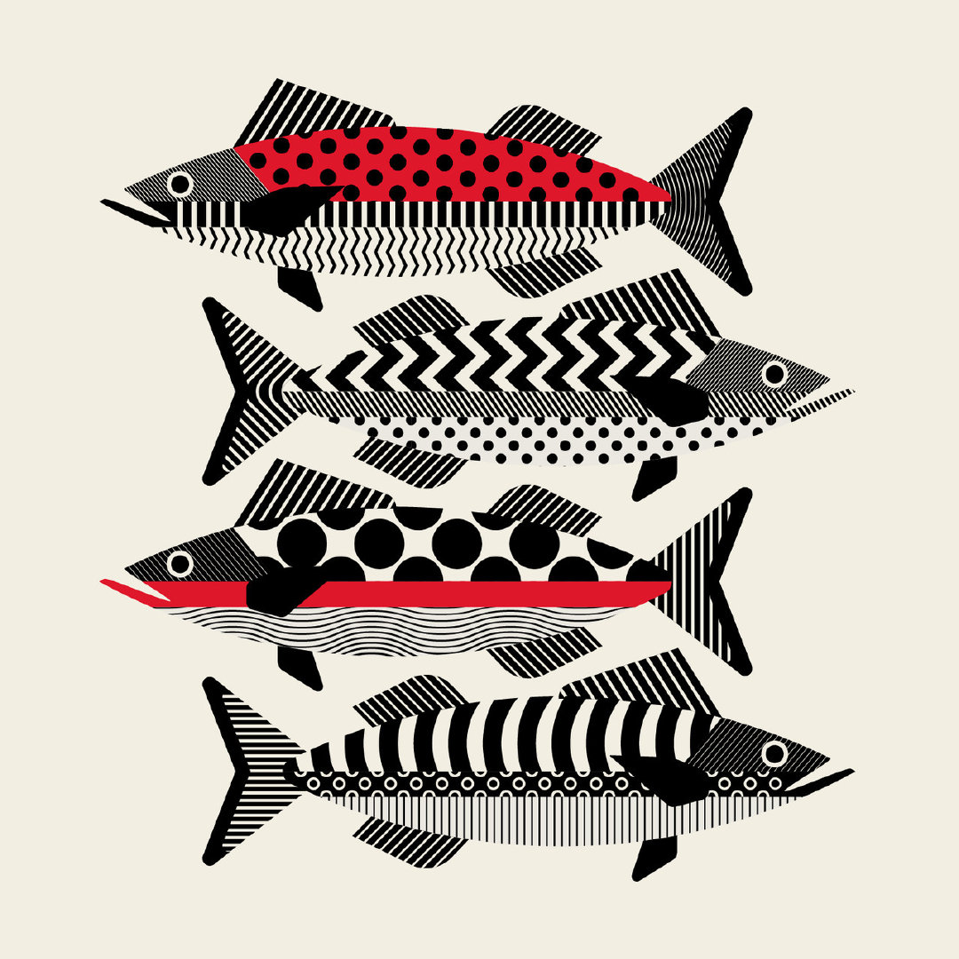 美国洛杉矶tr05f设计工作室用极简图形构成的动物图像