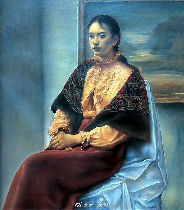 庞茂琨写实人物油画作品选集