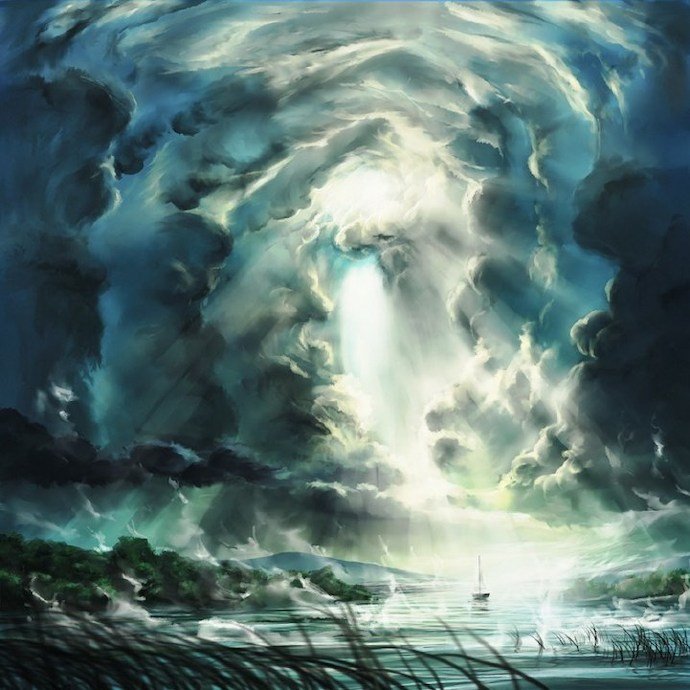 壮观的天空和神奇风暴数码绘画 德国艺术家 Alexander Rommel|数码|绘画|天空_新浪新闻