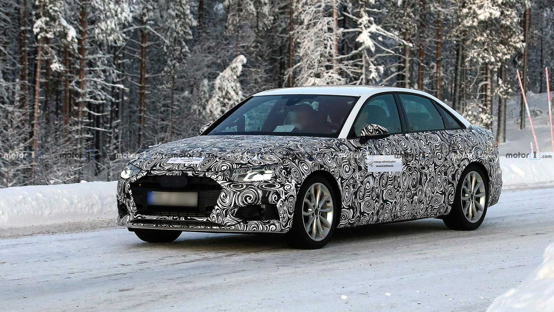 全新奥迪a4路试谍照曝光 将于年底正式上市