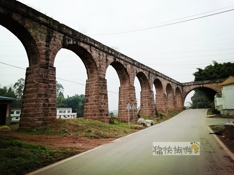 遗忘在自贡乡村的年代建筑——高架引水渠