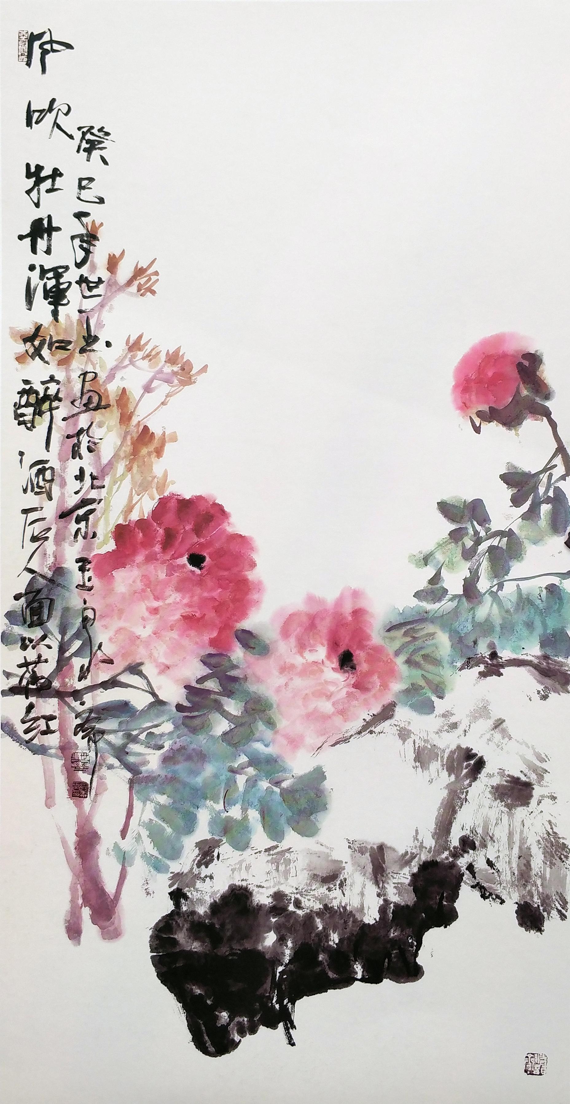 著名画家贾世玉花鸟作品选|花鸟画|写意|画家_新浪新闻