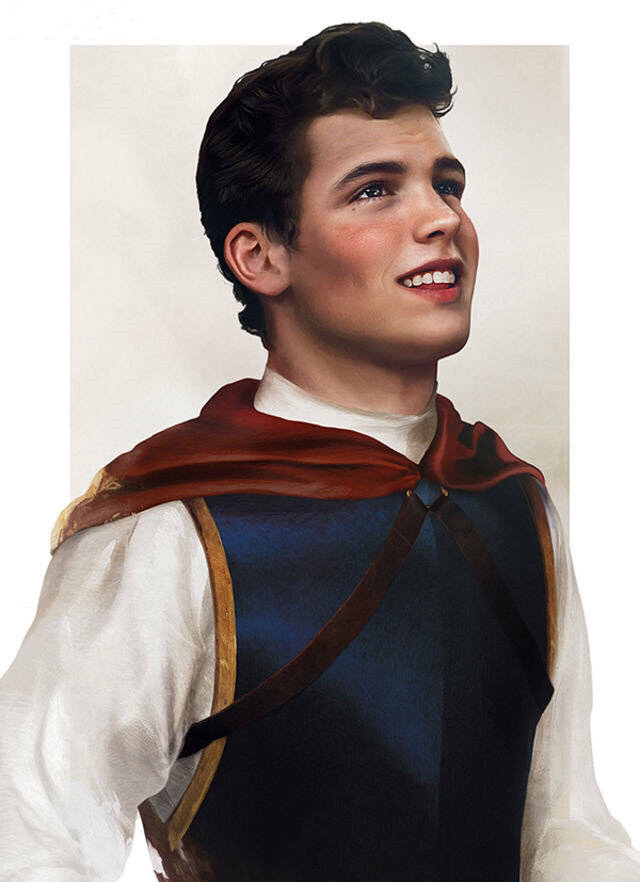 jirka vins为迪士尼男性角色创作的真人版画像,简直太让人心动了