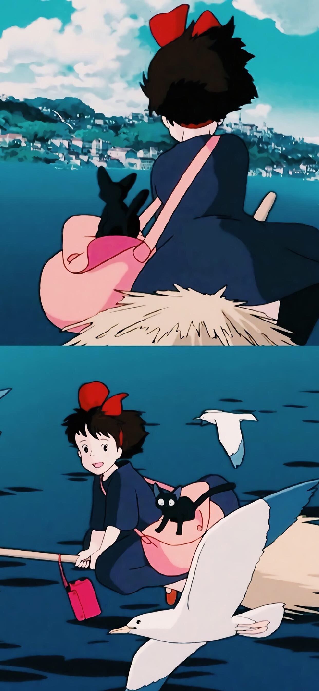 宫崎骏《魔女宅急便》壁纸无水印高清戳赞你最近的考试都会逢考必过