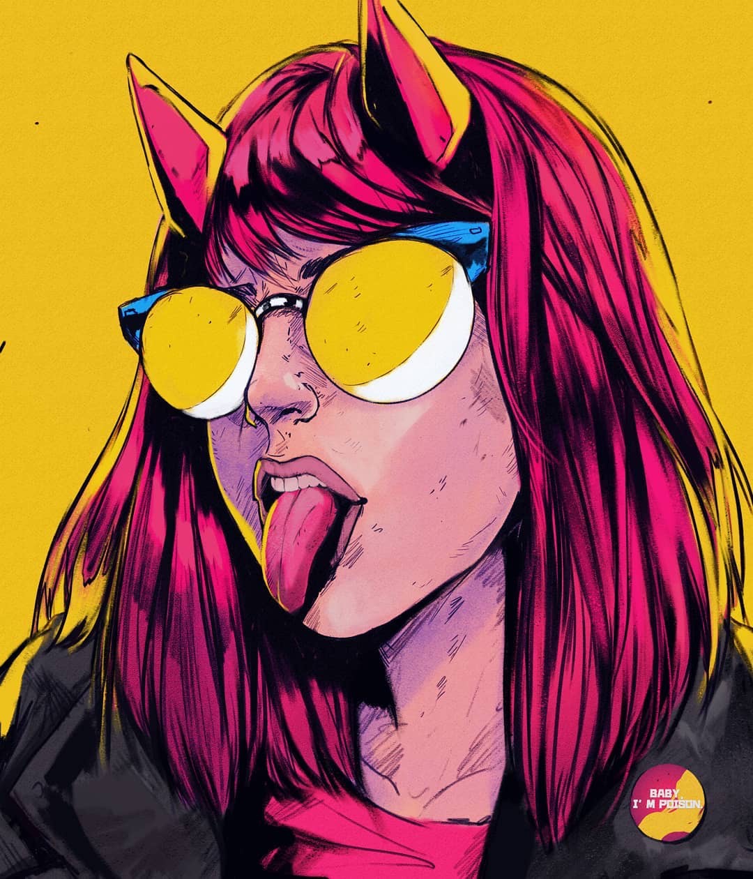 酷女孩插画师diberkato