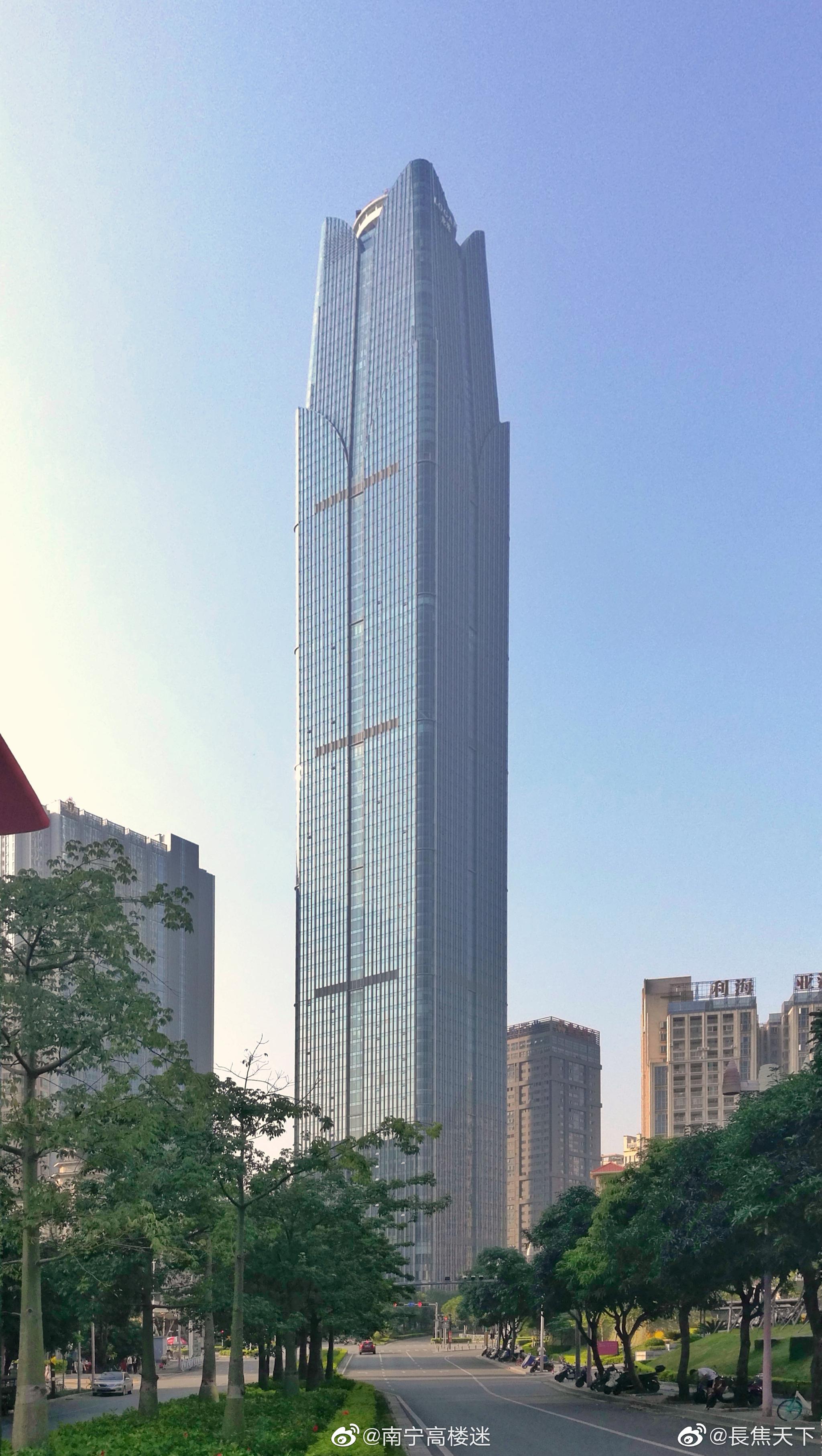 这是日新月异的八桂首府邕州期待正在崛起的南宁第一高楼