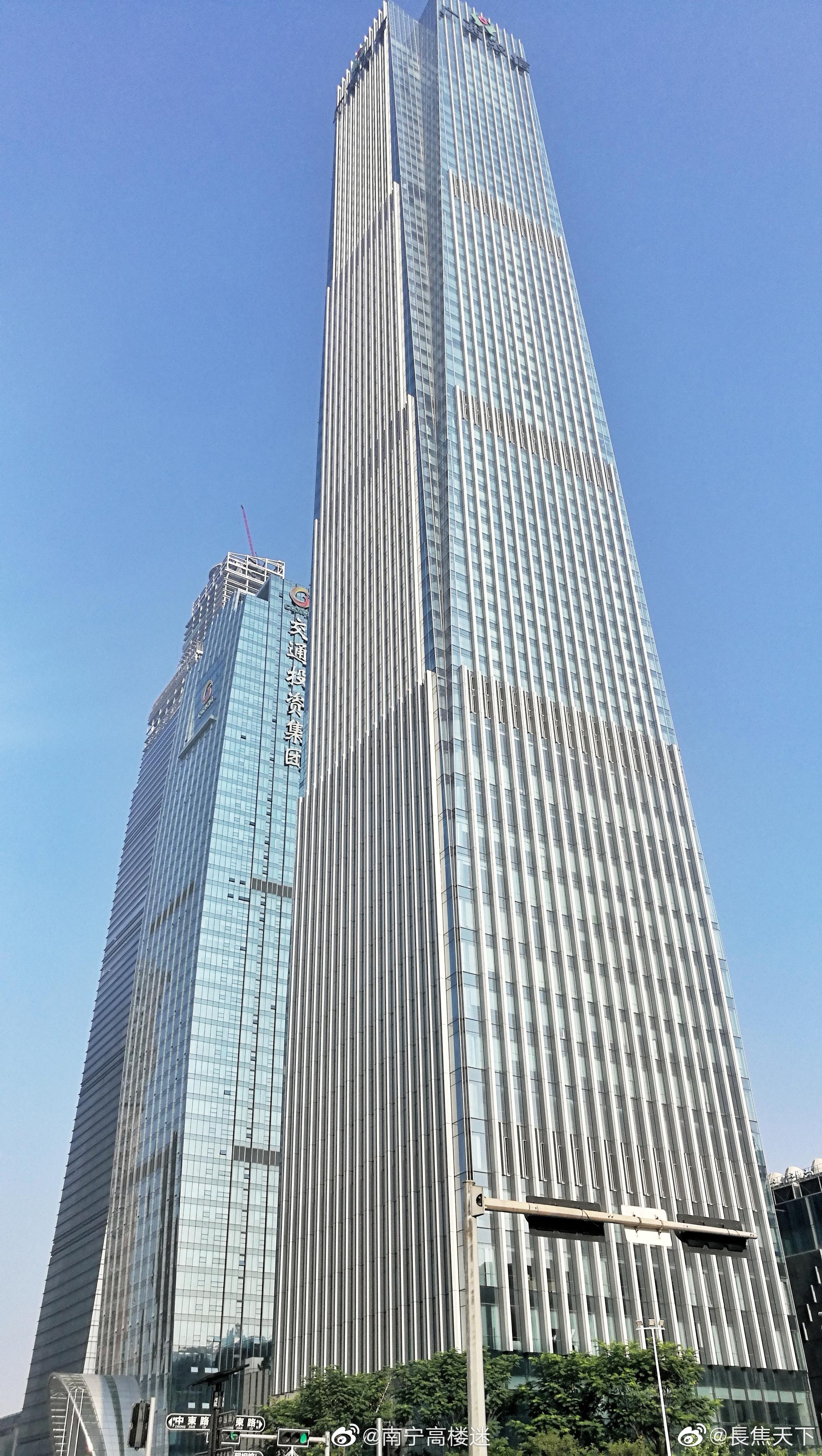 这是日新月异的八桂首府邕州期待正在崛起的南宁第一高楼