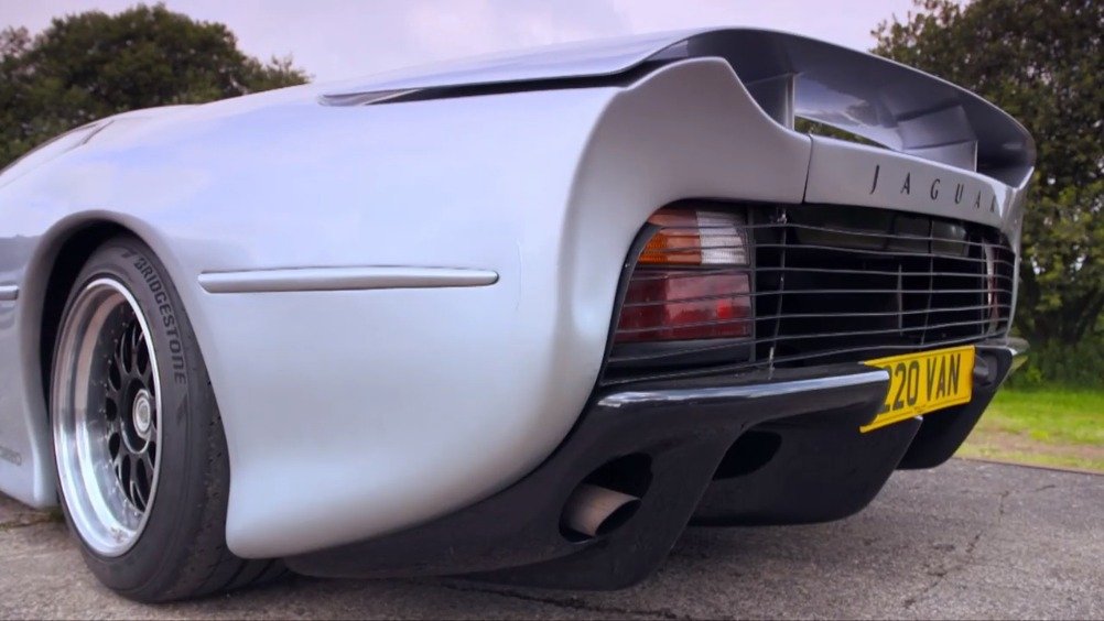 量产车尾部扩散器鼻祖:捷豹xj220 (fifthgear)