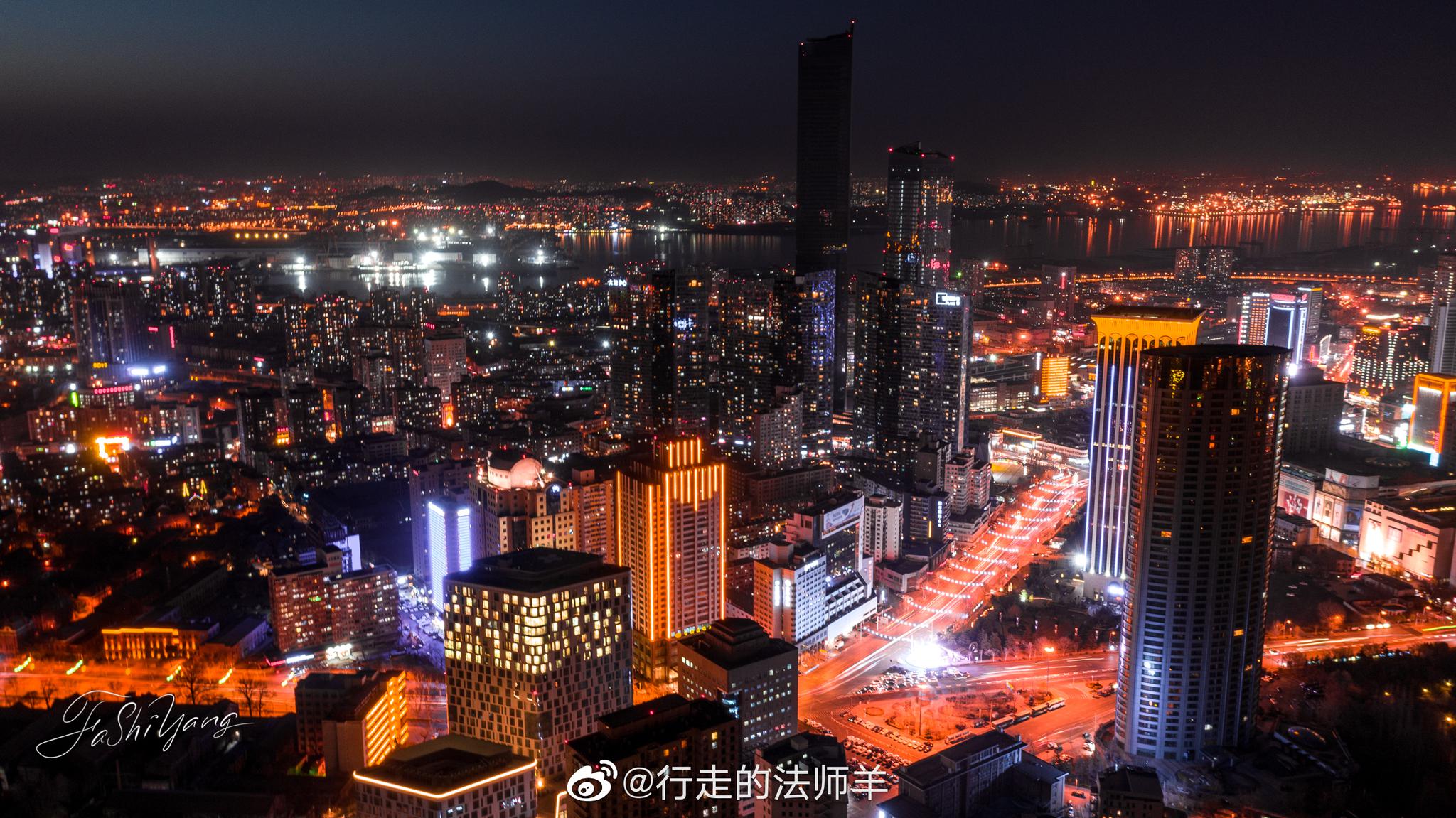 有多少人能有时间静下来,好好的去欣赏一下这座城市的夜景呢|夜景|大连|新浪_新浪新闻