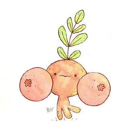 花果蔬菜小精灵 可爱简笔画 Ins Royfishes 花果蔬菜小精灵 可爱简笔画 Ins Royfishes