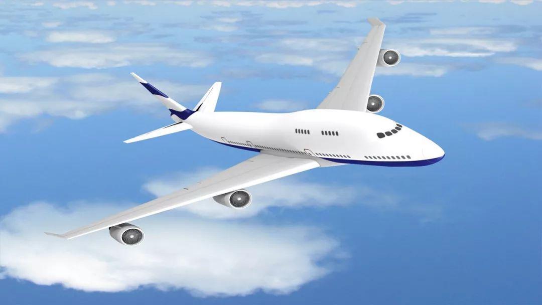 流线型设计的飞机.