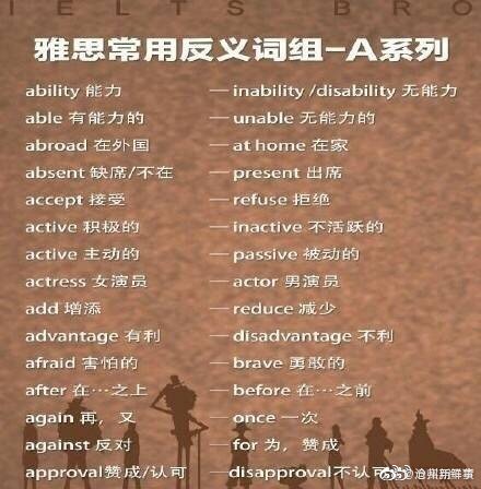 常用正反义词组，联合记忆，让你分分钟把你的词汇量翻倍！_新浪新闻