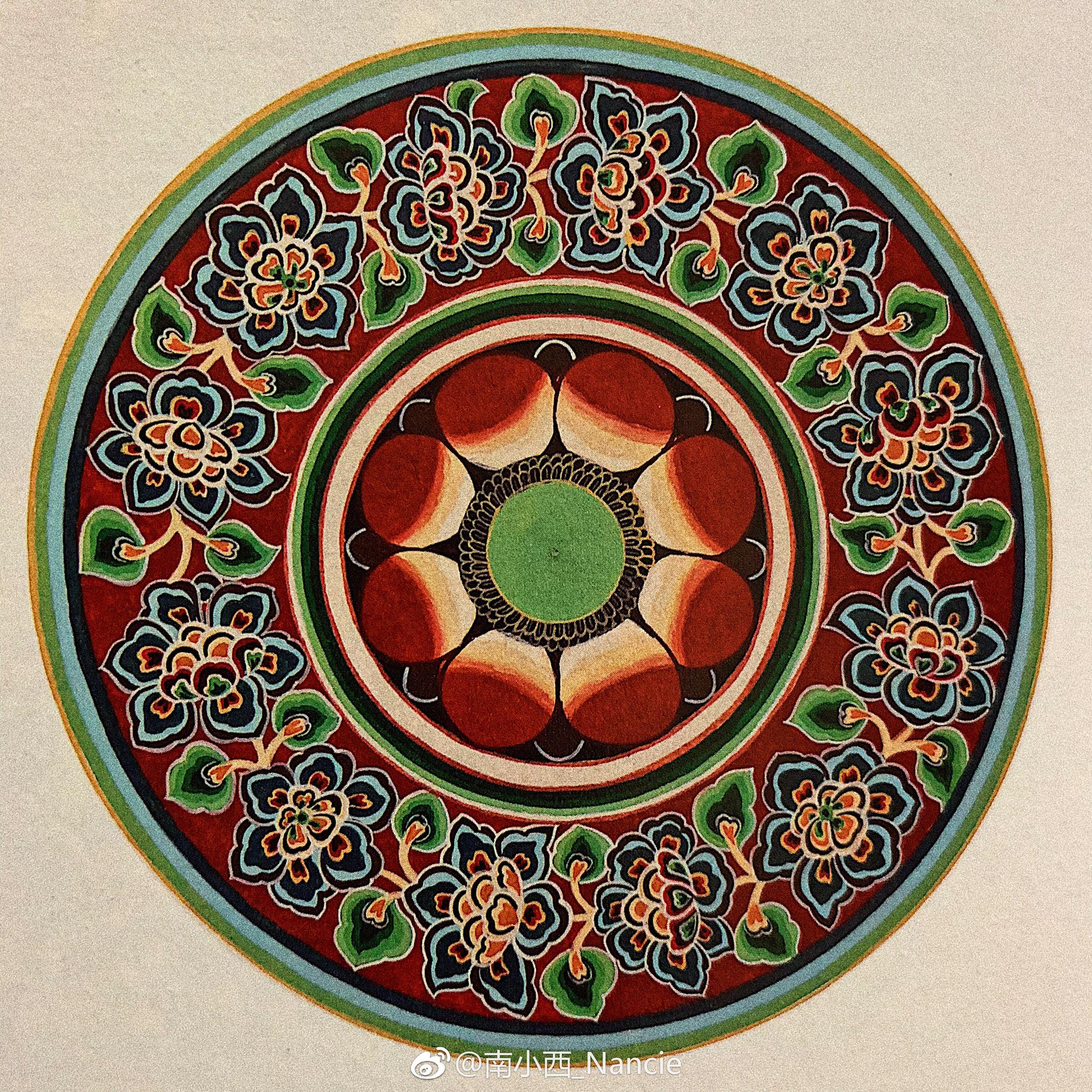 《敦煌壁画复原图》