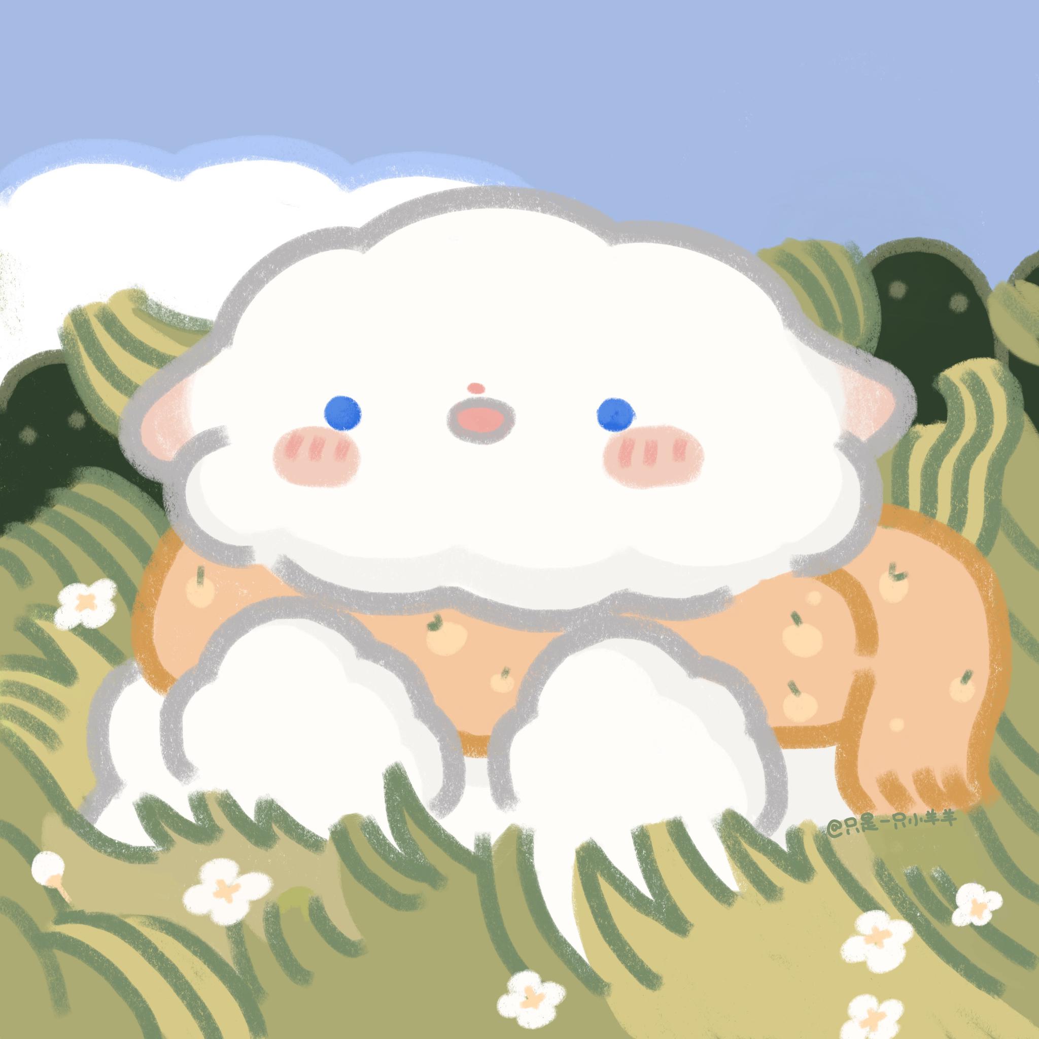 承包可爱羊咩咩91 无水印可爱头像7815 "我们生活在阴沟里 但