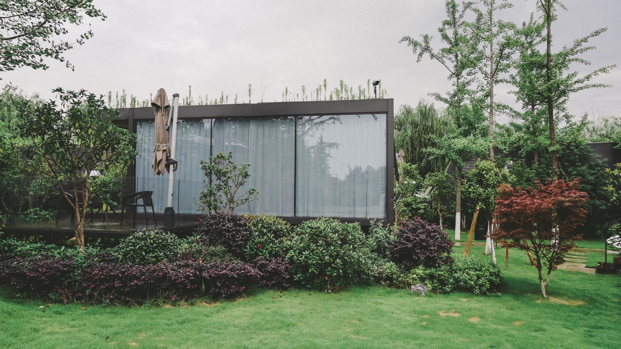 洋湖湿地公园里的地球仓生态酒店,上过《亲爱的客栈》,住得真是爽