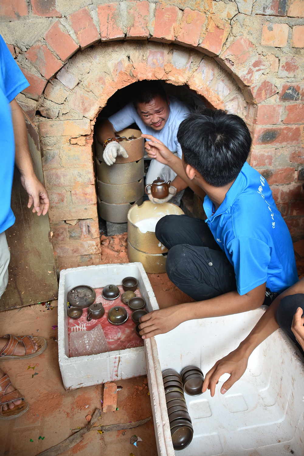 茶与器的相遇,刚好的广西茶文化|龙窑柴窑开窑茶文化交流