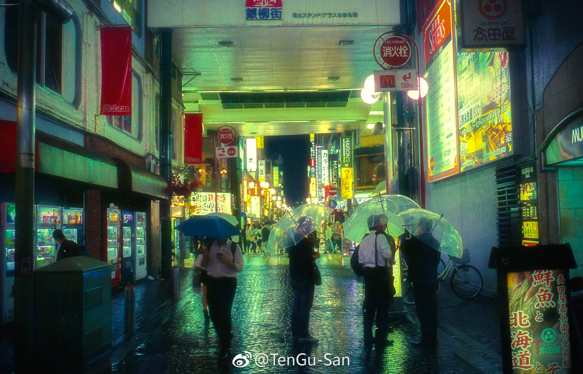 Contax T3 Film 胶片 Photograper By 👺TenGuSan 雨夜东京|雨夜|胶片|东京_新浪新闻