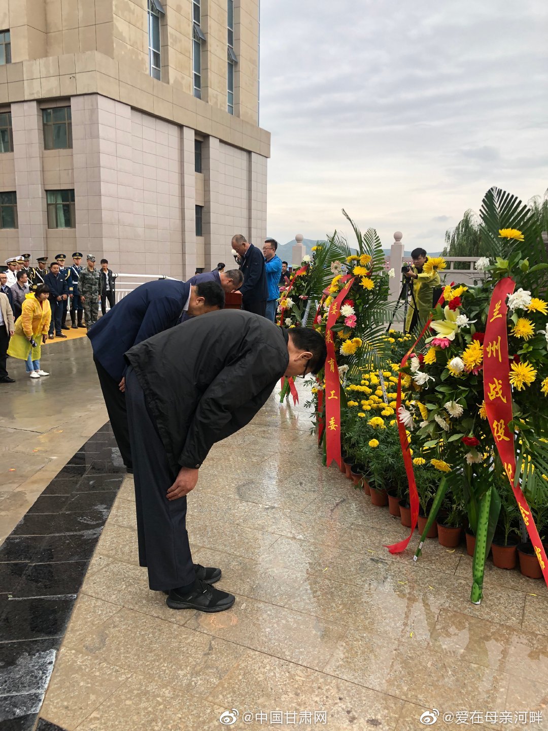 杨力烈士雕塑落成揭幕仪式,窦家山是兰州战役重要战场的史实与兰州