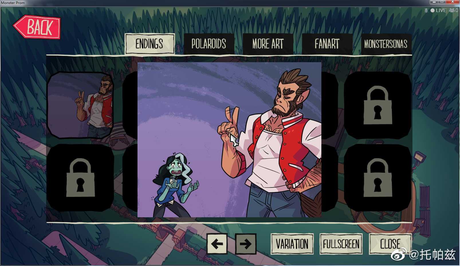 monsterprom这个游戏画风好可爱在怪物学校里攻略不同的奇怪生物