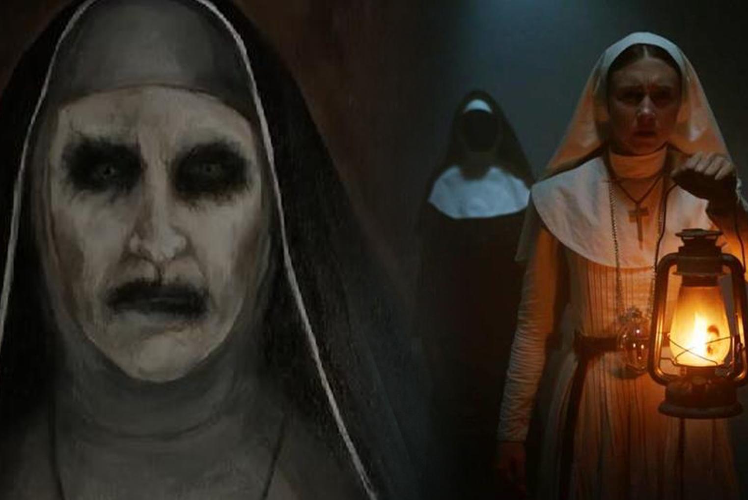 的时候被墙上修女吓到差点儿狗带,潜伏里的变态母亲也有类似的效果