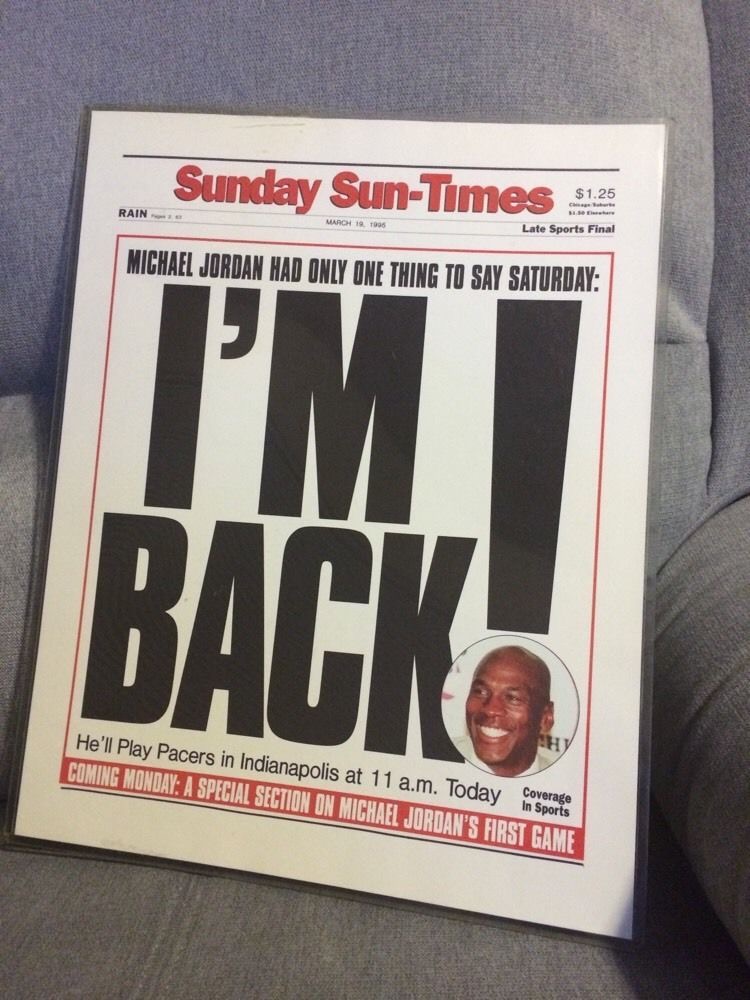 24年前的今天乔丹告诉全世界imback