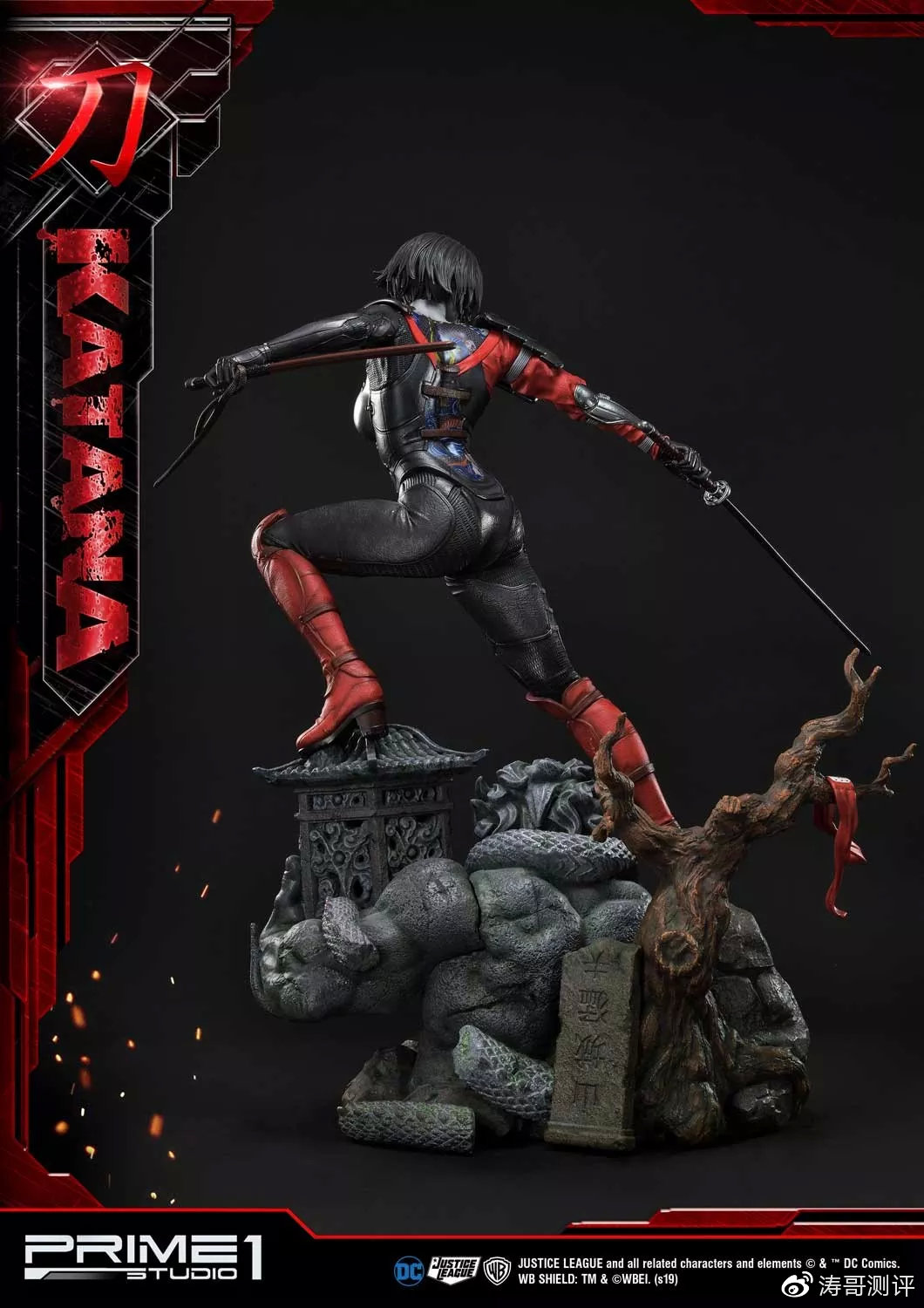 p1s正式公布dc武士刀雕像早期预定特典居然是个头