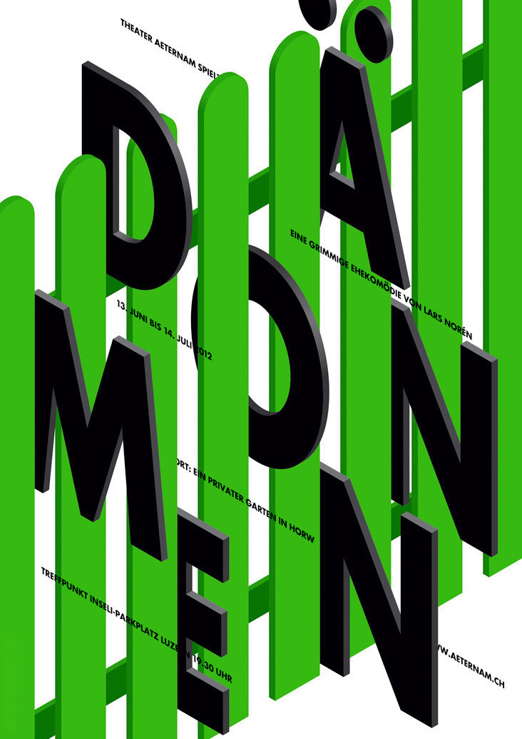 视觉字体海报设计欣赏! by - 设计师 erich brechbühl