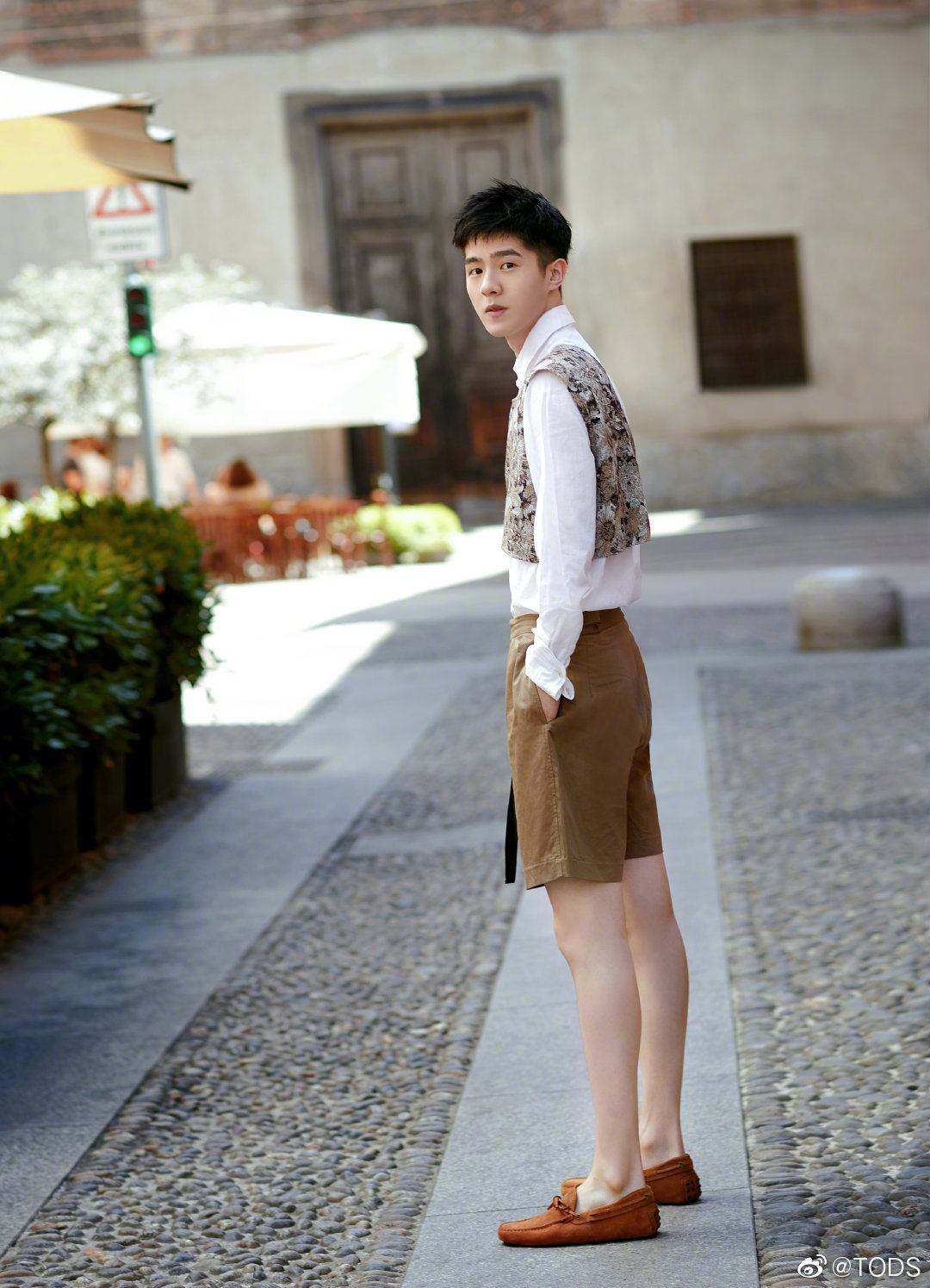 刘昊然 × tods 接受来自你男朋友米兰街头的心动