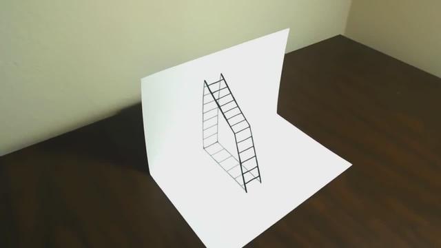 厉害了,牛人把楼梯画的活灵活现,3d立体效果太逼真了