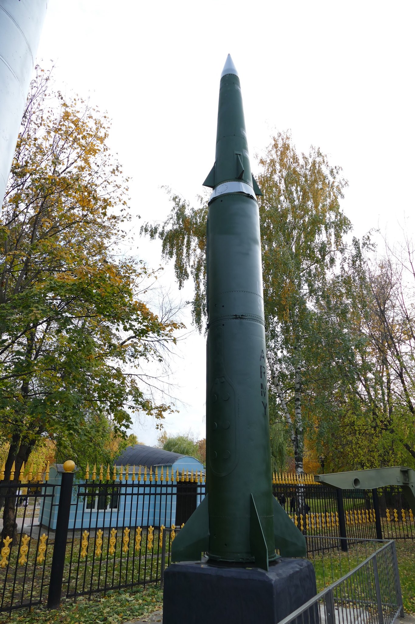 俄罗斯联邦中央武装力量博物馆最近展出的美国"潘兴-2"中程地对地导弹