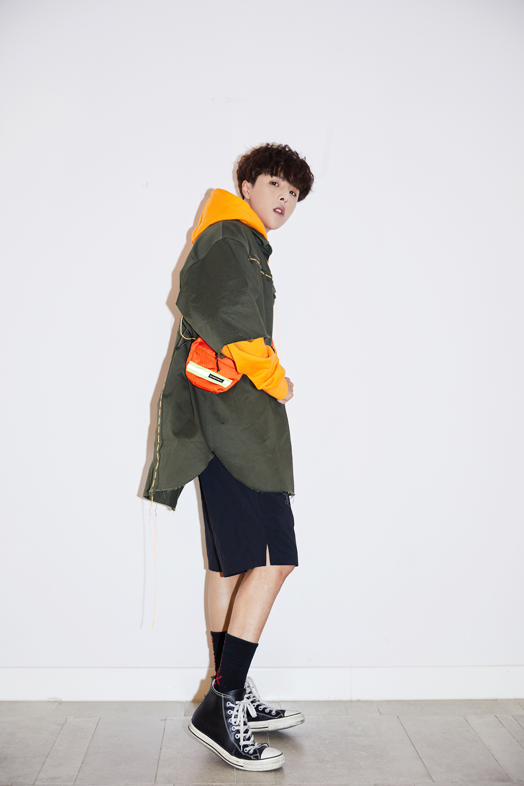 香蕉娱乐旗下男团tangram成员@tgm-林超泽 今日参加看秀