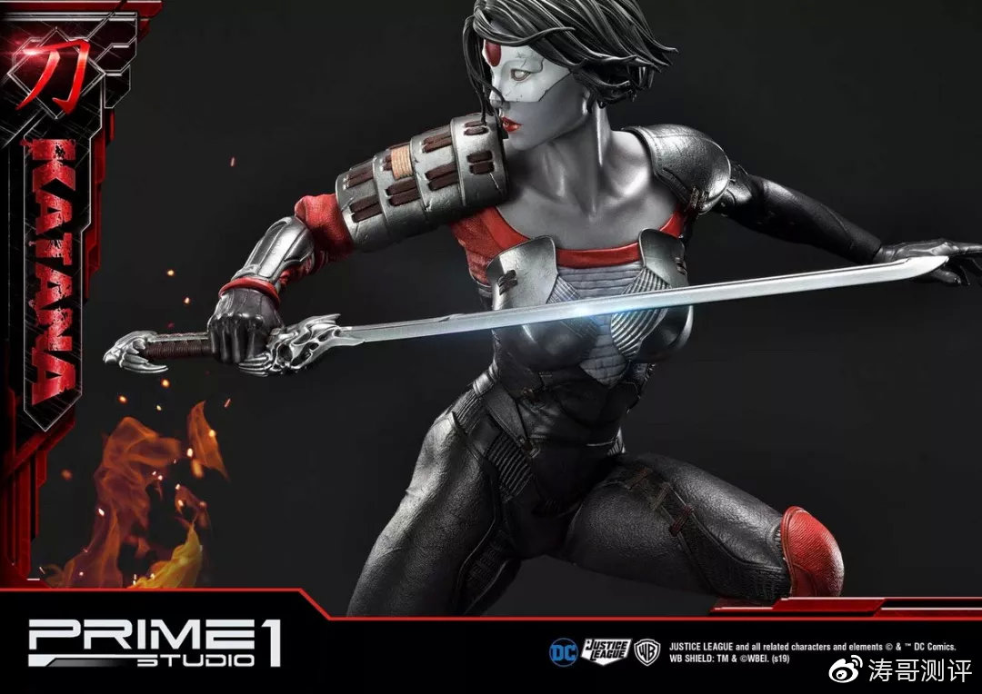 p1s正式公布dc武士刀雕像早期预定特典居然是个头