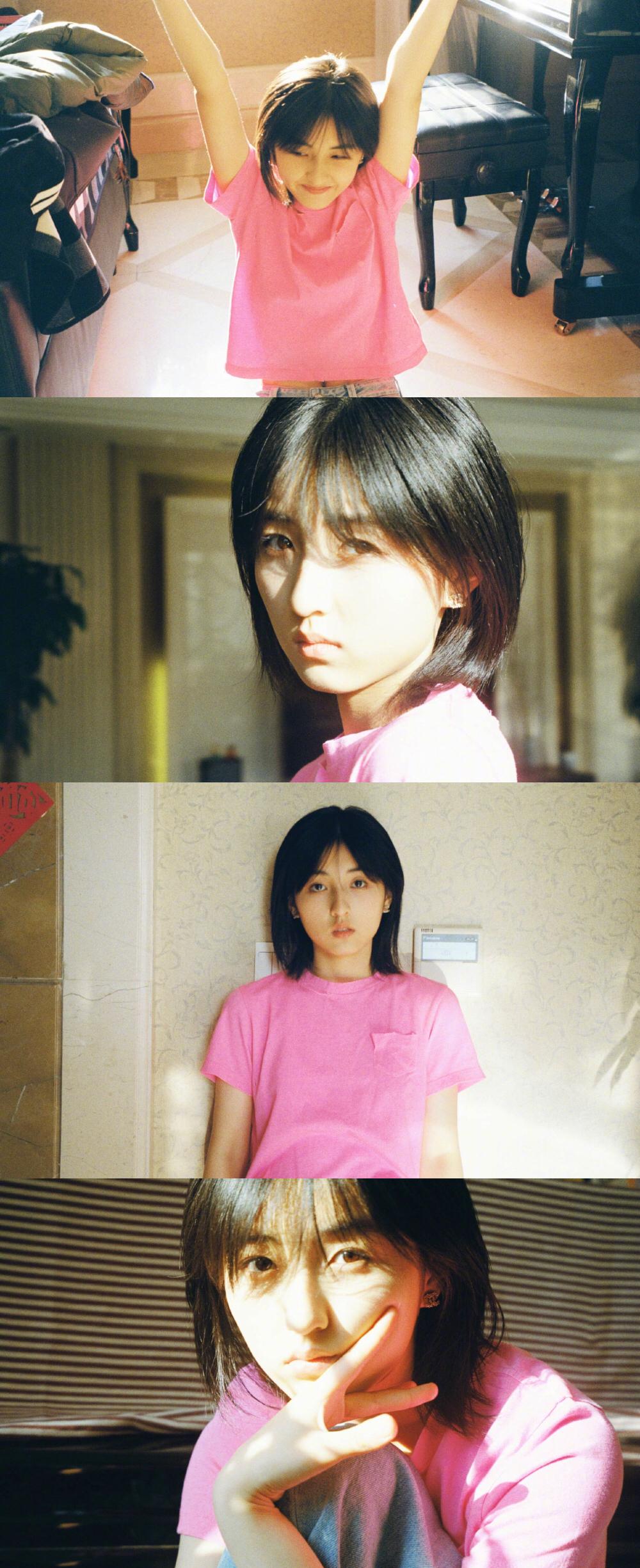 张子枫的胶片照绝对值得细细品味太有灵气了这个女孩