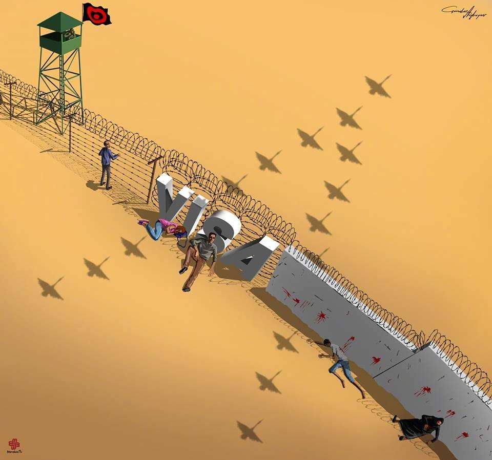 " 战争与和平 "主题插画作品欣赏! by - 艺术家 gunduz aghayev