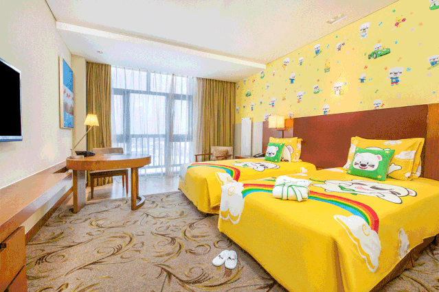 酒店的boomi亲子房一直是度假区亲子主题客房的代表之作,深受广大家庭