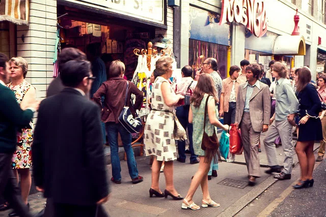 20世纪60年代末到70年代初. 伦敦.