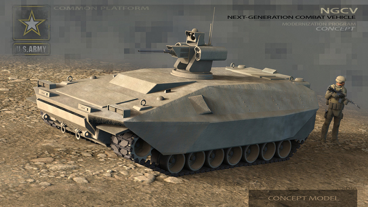 美军未来步战车概念图