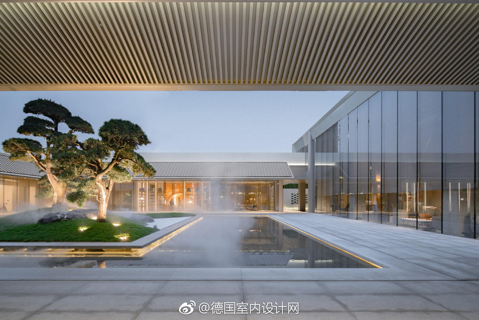 日清建筑丨Vanke Emerald Park建筑设计运用现代的语言|日清|院落|前堂|建筑|开放度_新浪新闻