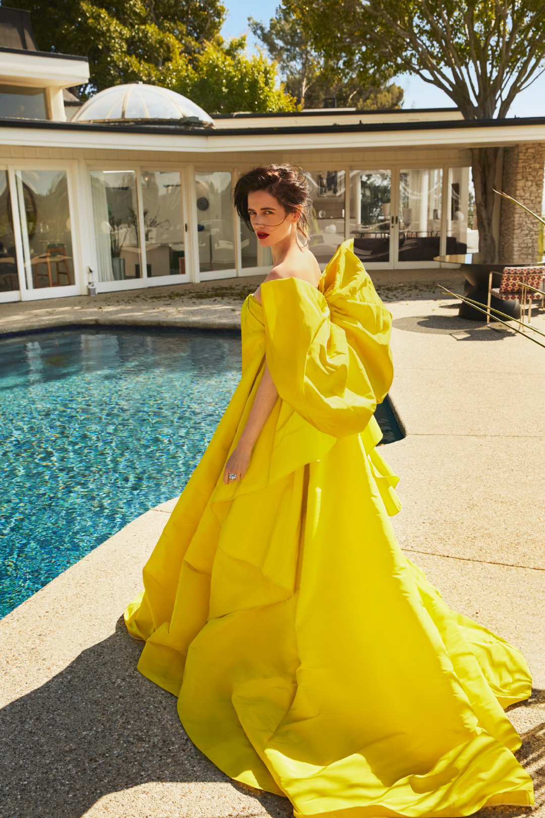 小飞象里美丽善良的马戏团高空女王伊娃格林最新杂志写真