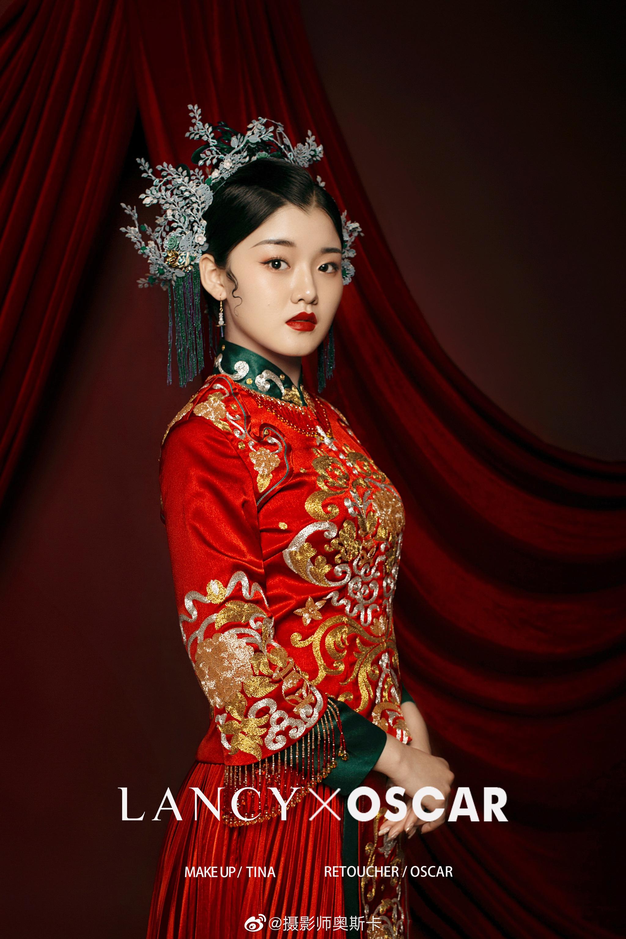 明星都超爱的中式婚纱，比你想象的还时髦，解锁更多婚纱照风格_凤凰网时尚_凤凰网