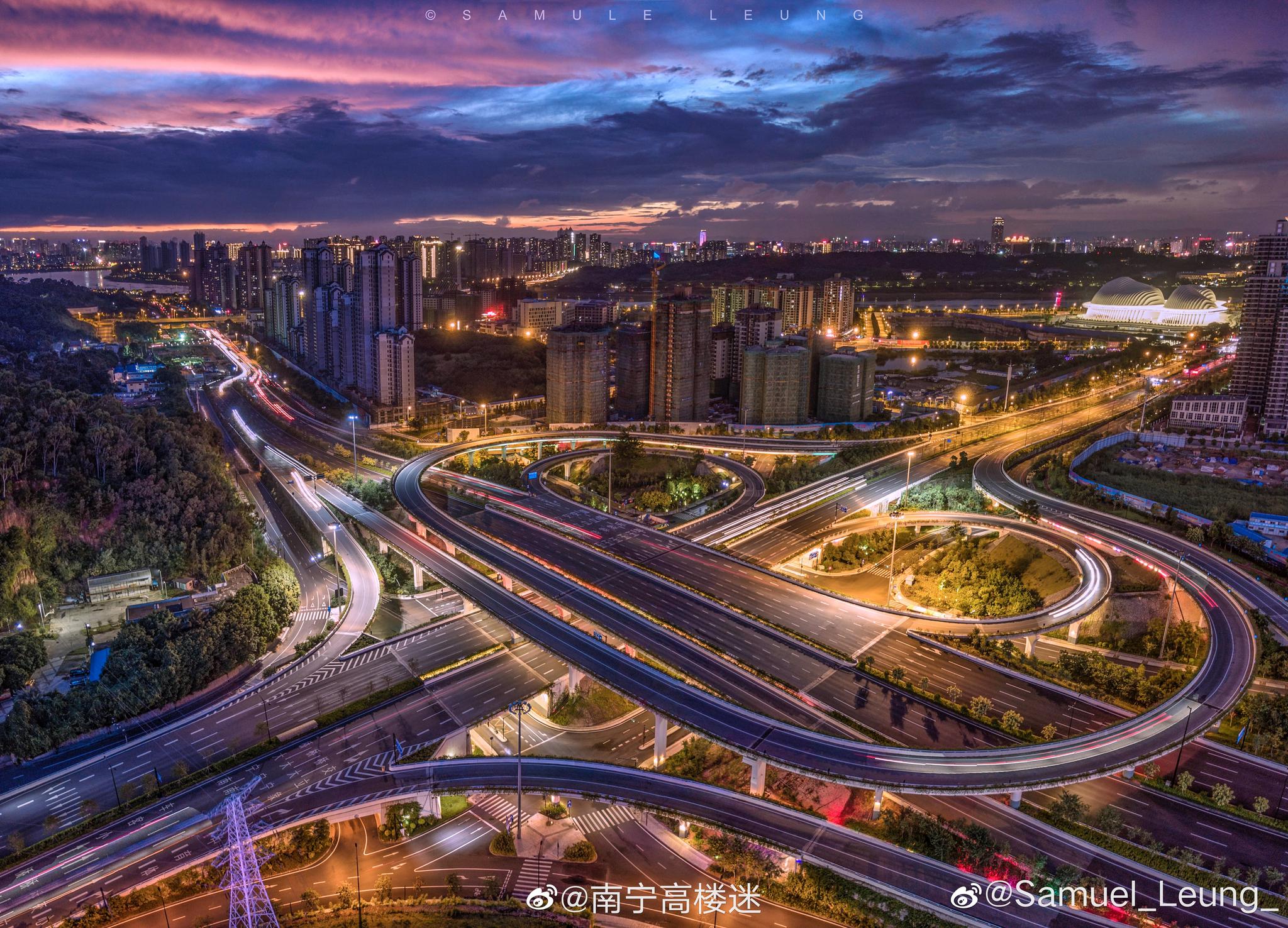 中国-东盟金融城,广西自贸区南宁片区全景.@samuel_leung