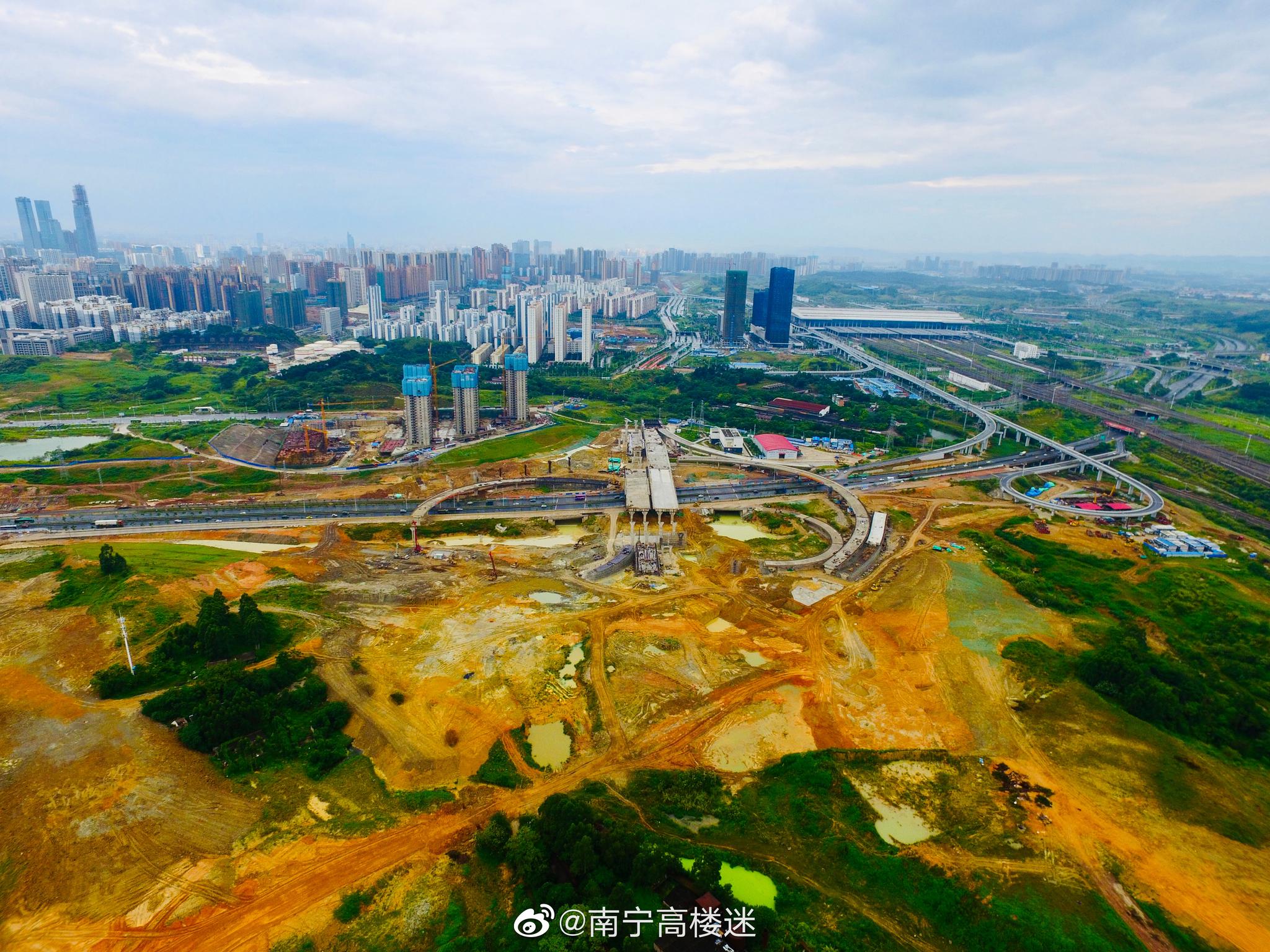 凤岭北路-那安快速路立交最新进度.