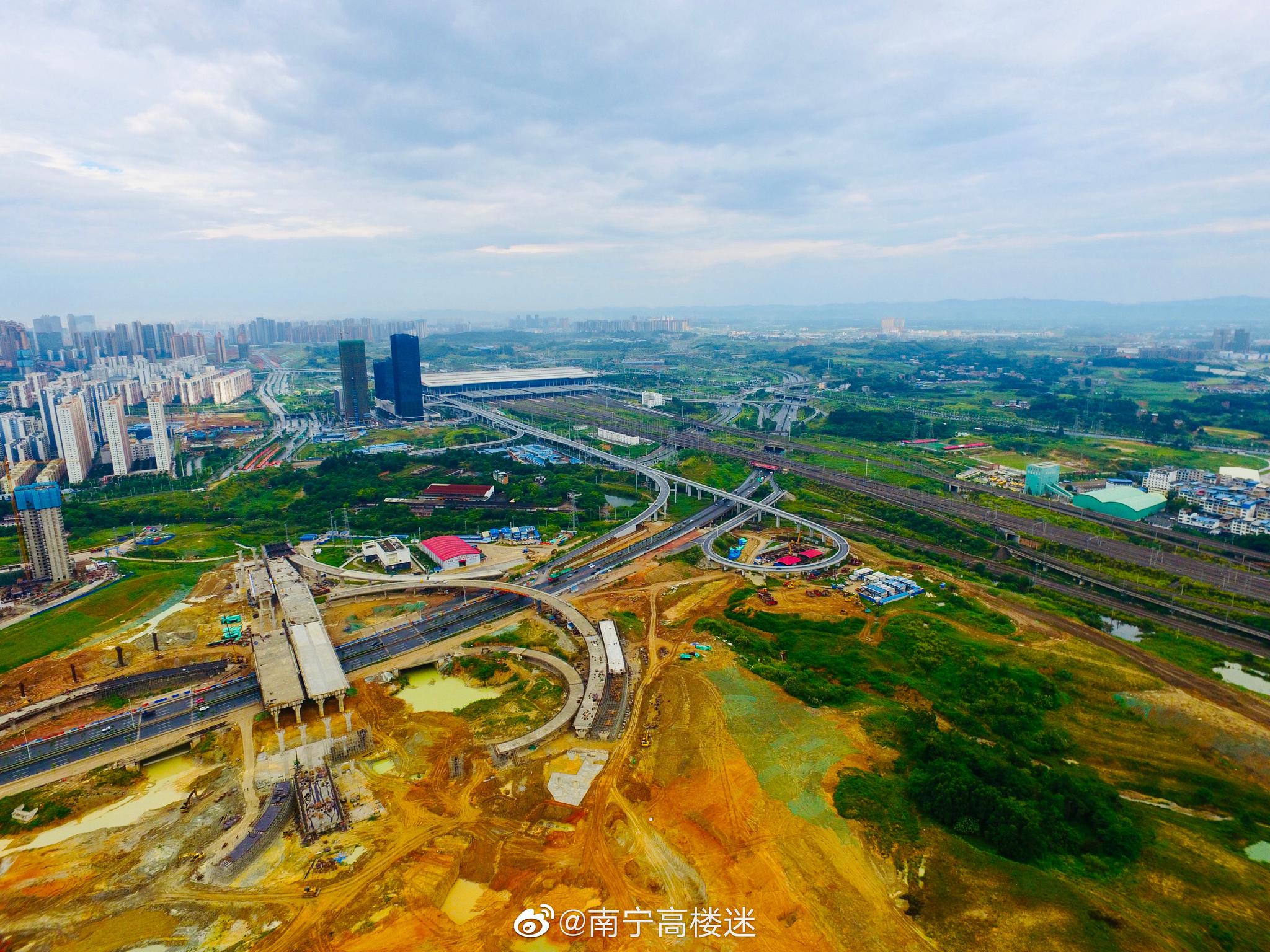 凤岭北路-那安快速路立交最新进度.