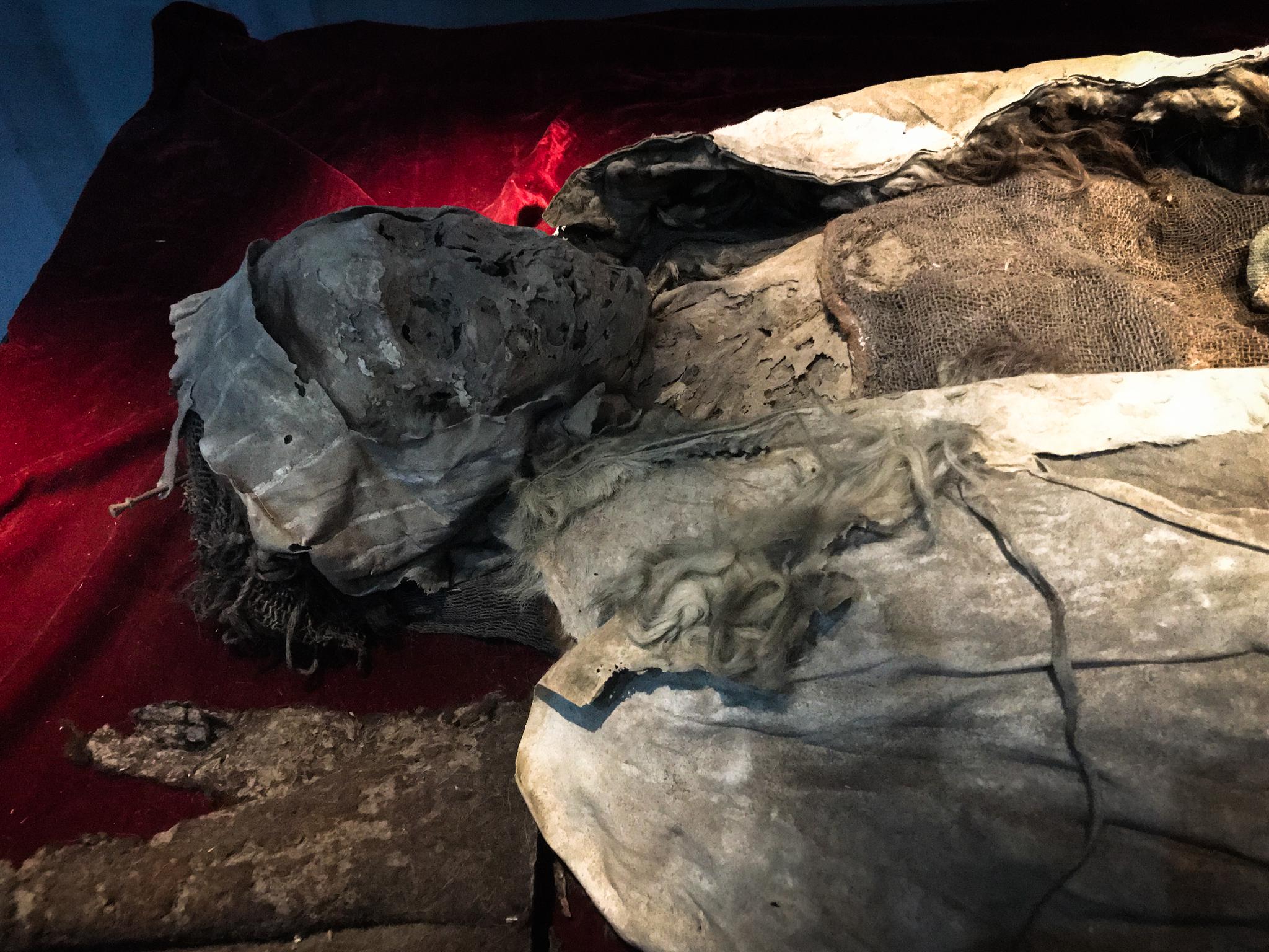 吐鲁番博物馆木乃伊20187拍摄①葡萄沟苏巴什出土清代②胜