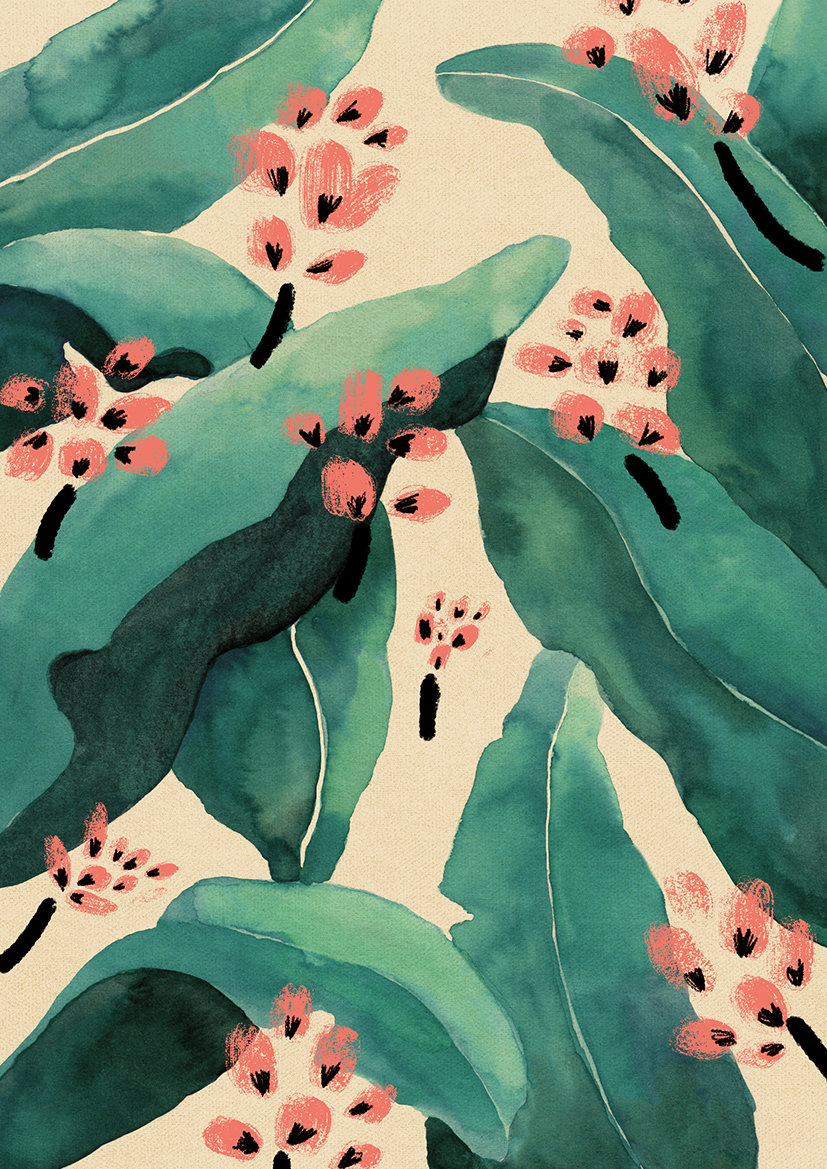 illustrations海报设计是影子啊